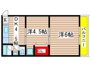 応仁コーポの物件間取画像